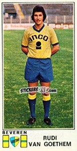 Sticker Rudi van Goethem - Football Belgium 1975-1976 n. 104 - Panini