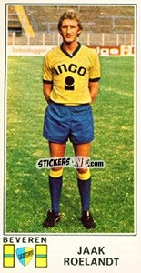 Sticker Jaak Roelandt - Football Belgium 1975-1976 - Panini