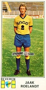Cromo Jaak Roelandt - Football Belgium 1975-1976 n. 107 - Panini