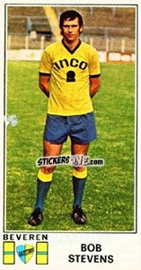 Cromo Bob Stevens - Football Belgium 1975-1976 - Panini