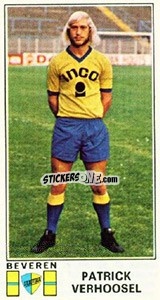 Figurina Patrick Verhoosel - Football Belgium 1975-1976 n. 109 - Panini