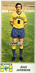 Sticker Jean Janssens - Football Belgium 1975-1976 n. 110 - Panini