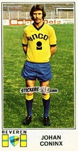 Sticker Johan Coninx - Football Belgium 1975-1976 n. 113 - Panini
