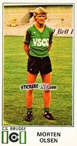 Figurina Morten Olsen - Football Belgium 1975-1976 - Panini