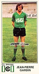 Sticker Jean-Pierre Gardin - Football Belgium 1975-1976 n. 126 - Panini