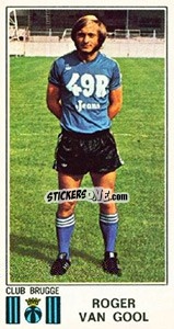 Figurina Roger van Gool - Football Belgium 1975-1976 n. 145 - Panini