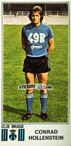 Figurina Conrad Hollenstein - Football Belgium 1975-1976 - Panini