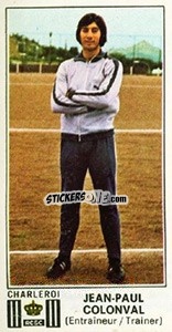 Sticker Jean-Paul Colonval - Football Belgium 1975-1976 - Panini