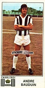 Sticker Andre Bauduin - Football Belgium 1975-1976 n. 155 - Panini
