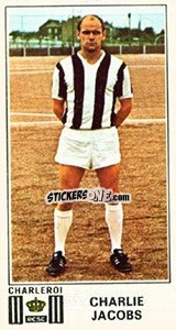 Sticker Charlie Jacobs - Football Belgium 1975-1976 - Panini