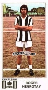 Sticker Roger Henrotay - Football Belgium 1975-1976 n. 165 - Panini