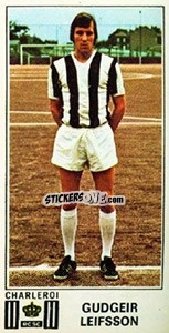 Sticker Gudgeir Leifsson - Football Belgium 1975-1976 - Panini