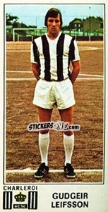 Cromo Gudgeir Leifsson - Football Belgium 1975-1976 n. 168 - Panini