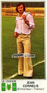 Figurina Jean Cornelis - Football Belgium 1975-1976 - Panini