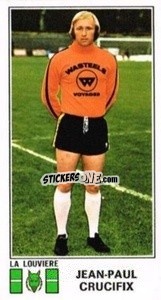 Sticker Jean-Paul Crucifix - Football Belgium 1975-1976 - Panini