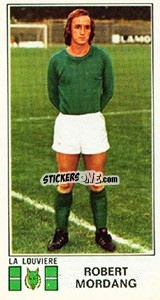 Sticker Robert Mordang - Football Belgium 1975-1976 n. 174 - Panini