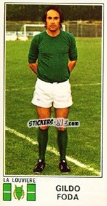 Sticker Gildo Foda - Football Belgium 1975-1976 n. 179 - Panini