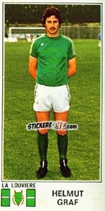 Sticker Helmut Graf - Football Belgium 1975-1976 n. 182 - Panini