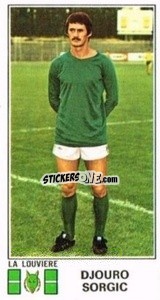 Sticker Djouro Sorgic - Football Belgium 1975-1976 n. 184 - Panini