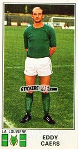 Sticker Eddy Caers - Football Belgium 1975-1976 - Panini