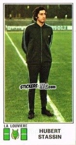 Sticker Hubert Stassin - Football Belgium 1975-1976 n. 186 - Panini
