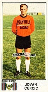 Sticker Jovan Curcic - Football Belgium 1975-1976 - Panini