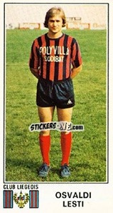 Sticker Osvaldi Lesti - Football Belgium 1975-1976 n. 190 - Panini
