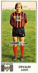 Cromo Osvaldi Lesti - Football Belgium 1975-1976 - Panini