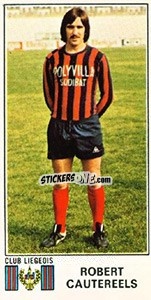 Sticker Robert Cautereels - Football Belgium 1975-1976 - Panini