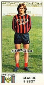 Cromo Claude Bissot - Football Belgium 1975-1976 - Panini