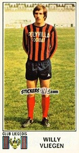 Sticker Willy Vliegen - Football Belgium 1975-1976 n. 197 - Panini