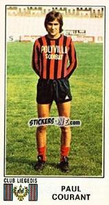 Sticker Paul Courant - Football Belgium 1975-1976 - Panini
