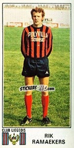 Sticker Rik Ramaekers - Football Belgium 1975-1976 - Panini