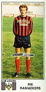 Figurina Rik Ramaekers - Football Belgium 1975-1976 n. 200 - Panini