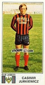 Figurina Casimir Jurkiewicz - Football Belgium 1975-1976 n. 203 - Panini
