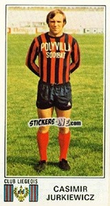 Figurina Casimir Jurkiewicz - Football Belgium 1975-1976 - Panini