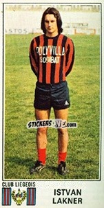Figurina Istvan Lakner - Football Belgium 1975-1976 n. 204 - Panini