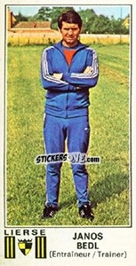 Figurina Janos Bedl - Football Belgium 1975-1976 - Panini