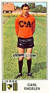 Sticker Carl Engelen - Football Belgium 1975-1976 - Panini