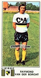 Cromo Raymond van der Borght - Football Belgium 1975-1976 - Panini