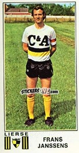 Sticker Frans Janssens - Football Belgium 1975-1976 - Panini