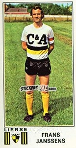 Sticker Frans Janssens - Football Belgium 1975-1976 n. 215 - Panini