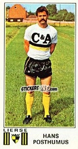 Sticker Hans Posthhumus - Football Belgium 1975-1976 - Panini