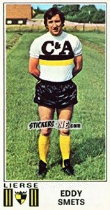 Sticker Eddy Smets - Football Belgium 1975-1976 - Panini