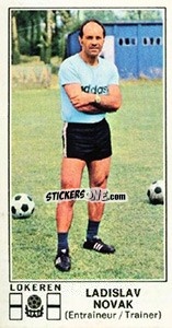 Sticker Ladislav Novak - Football Belgium 1975-1976 - Panini
