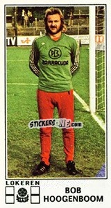 Cromo Bob Hoogenboom - Football Belgium 1975-1976 - Panini