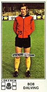 Figurina Bob Dalving - Football Belgium 1975-1976 - Panini