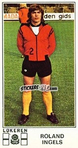 Cromo Roland Ingels - Football Belgium 1975-1976 - Panini