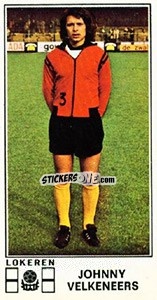 Figurina Johnny Veleneers - Football Belgium 1975-1976 - Panini