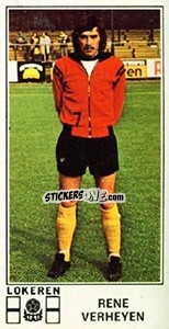 Sticker Rene Verheyen - Football Belgium 1975-1976 - Panini